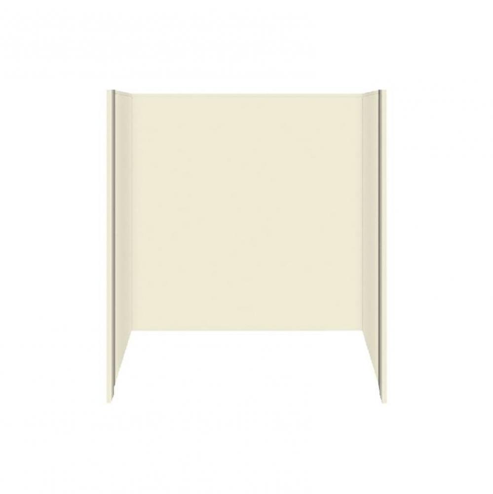 Studio Solid Surface 60-in x 60-in Tub Wall Surround