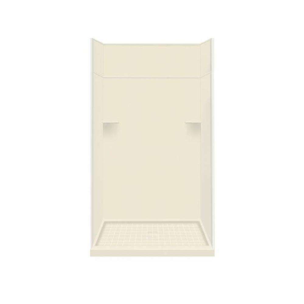 Studio Solid Surface 48-in x 96-in Alcove Shower Kit with Extension