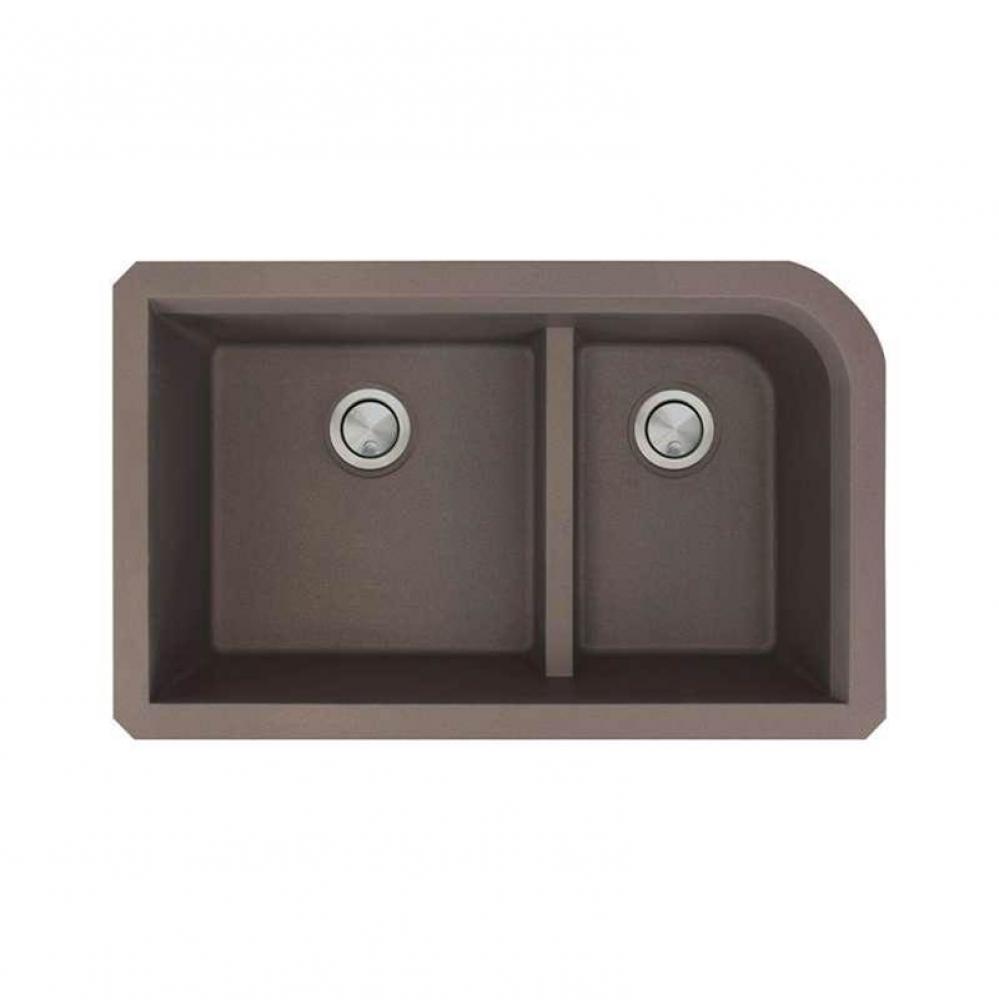 Radius Granite 31-in Undermount Kitchen Sink