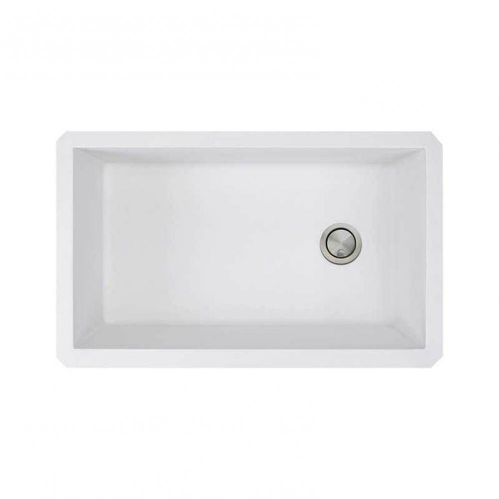 Radius Granite 31-in Undermount Kitchen Sink