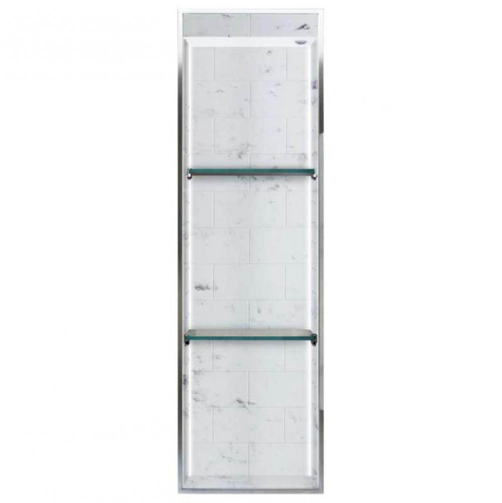 Transolid LIGHTED Vert Pod SS/White Venito