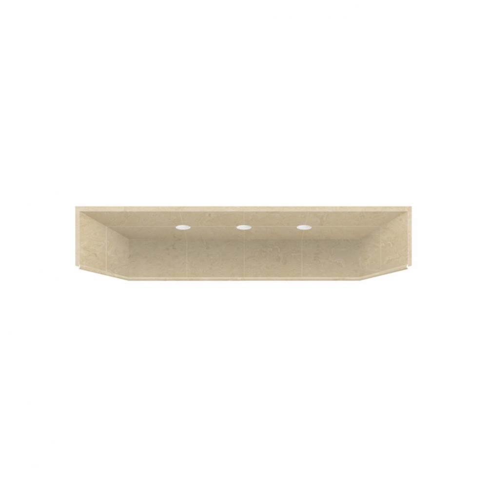 32'' x 60'' Solid Surface Shower Dome in Almond Sky