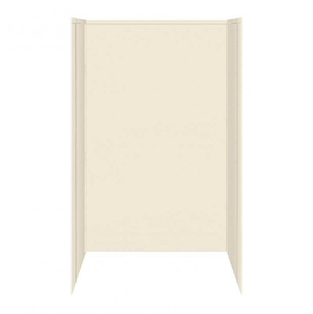 60'' x 32'' x 96'' Decor Tub Wall Surround in Biscuit