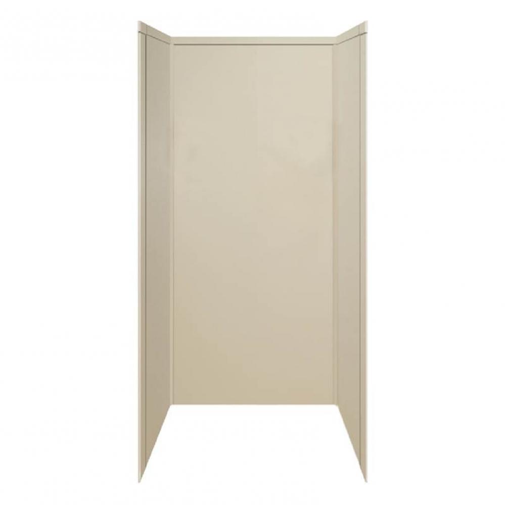 36'' x 36'' x 72'' Decor Shower Wall Surround in Desert Earth