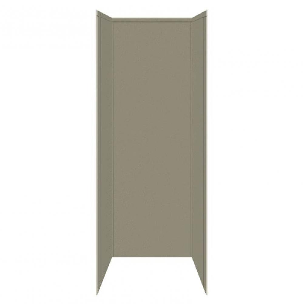 36'' x 36'' x 96'' Decor Shower Wall Surround in Peppered Sage