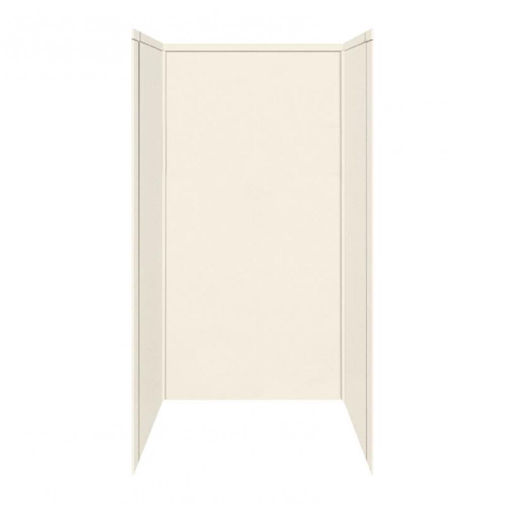 48'' x 36'' x 72'' Decor Shower Wall Surround in Cameo