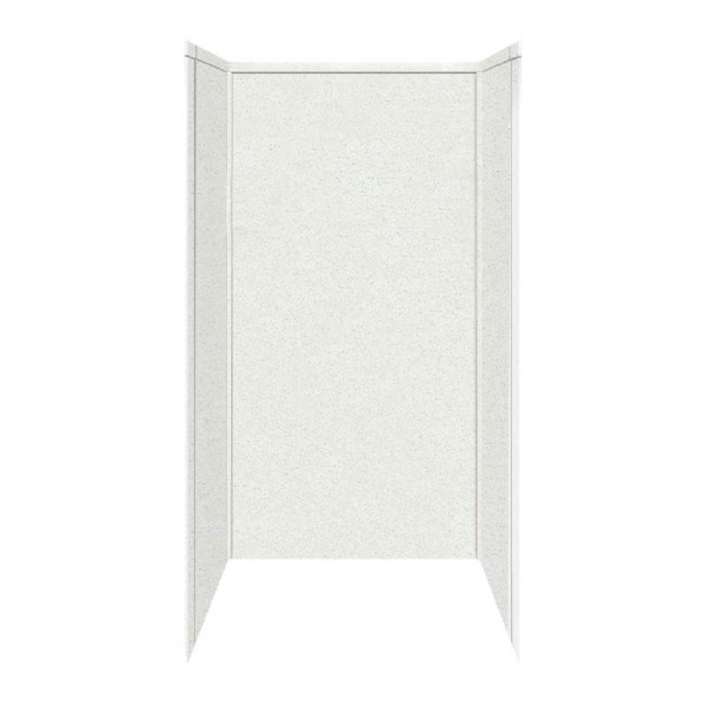 48'' x 36'' x 72'' Decor Shower Wall Surround in Matrix White