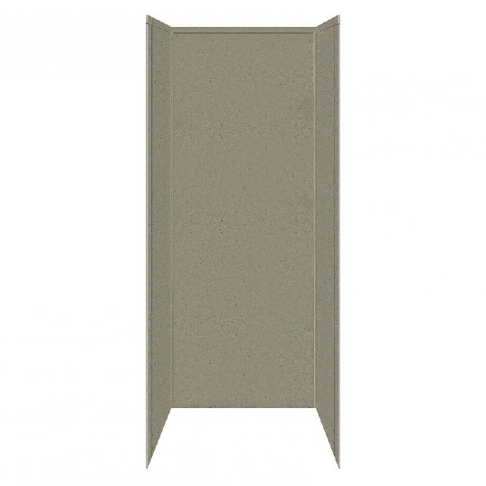 48'' x 36'' x 96'' Decor Shower Wall Surround in Peppered Sage