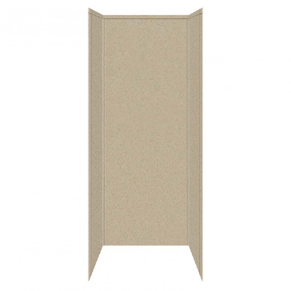 48'' x 36'' x 96'' Decor Shower Wall Surround in Matrix Sand
