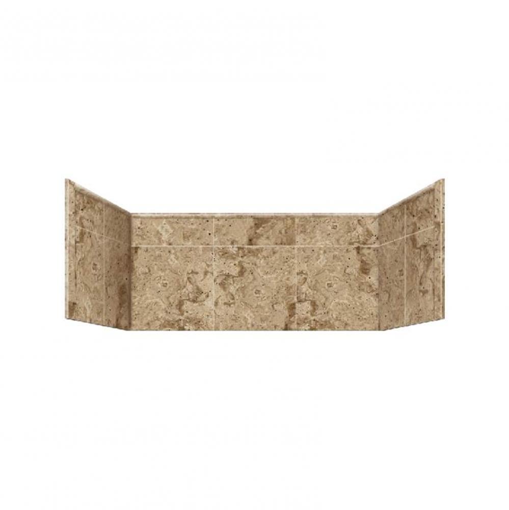 Studio Solid Surface 48-in x 34-in Shower Wall Extension