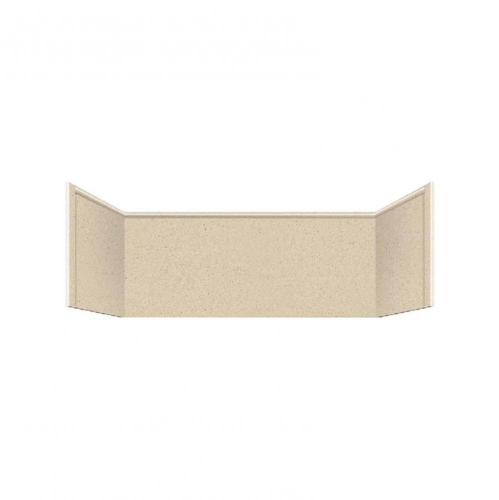 Studio Solid Surface 60-in x 36-in Tub Wall Extension
