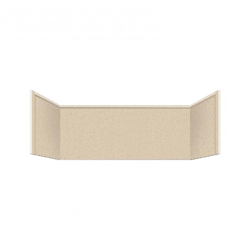Studio Solid Surface 60-in x 36-in Tub Wall Extension
