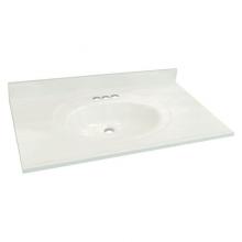 Transolid TR-1409-762-1 - Transolid Samson Cult Marble 31x22 Wht on Wht 4''
