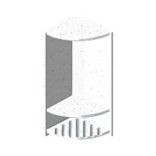 Transolid ACCESS0004-B9 - Decor 6-In X 14-1/2-In Double Corner Shelf