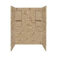 Transolid DKW6028-94 - 60'' x 32'' x 80'' Solid Surface Shower Wall Surround in Sand Mounta