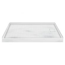 Transolid F6030R-11 - Solid Surface 60-in x 30-in Shower Base with Right Drain