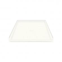 Transolid FC3938-01 - 39.5'' x 37.75'' Solid Surface Barrier-Free Shower Base in White