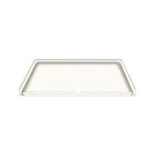 Transolid TR-FG6338-01 - Solid Surface 63-in x 38-in Barrier Free Shower Base with Center Drain
