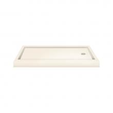 Transolid PAN3260R-A6 - Decor Solid Surface  60-in x 32-in Shower Base with Right Drain