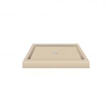 Transolid PAN3636S-B1 - 36'' x 36'' Decor Solid Surface Shower Base in Matrix Khaki
