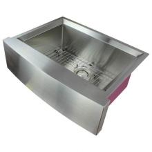 Transolid TR-PUSSF302211 - Studio 29.5-in x 22in 14 Gauge Undermount Single Bowl Farmhouse Kitchen Sink with SinkPocket