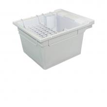 Transolid SM-19-WA - Wall-Mounted Laundry Tub 22.375'' W x 26'' D x 14'' H in Grey Granit