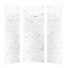 Transolid TR-SWK363696-47 - SaraMar 36-In X 36-In X 96-In Glue to Wall 3-Piece Shower Wall Kit
