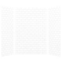 Transolid TR-SWK603696-21 - SaraMar 36-In X 60-In X 96-In Glue to Wall 3-Piece Shower Wall Kit