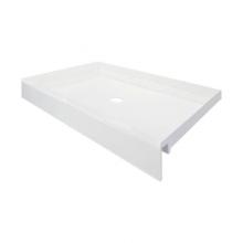 Transolid TR-T34834-01 - T3 48 x 34 Single Threshold Shower Base with Center Drain in White