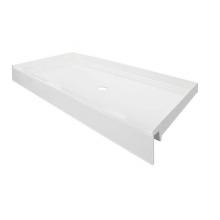 Transolid TR-T36034-01 - T3 60 x 34 Single Threshold Shower Base with Center Drain in White