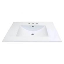 Transolid TR-TL-1708 - Transolid Juliette Vanity Top White 8'' Spread