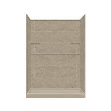Transolid TR-RKWF6027L-94S - Transolid Shwr Pkg Base,Walls,Trim Subway SAND MOUNTAIN (Ships in 3 boxes)
