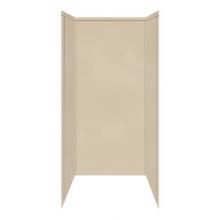 Transolid WK363672-B1 - 36'' x 36'' x 72'' Decor Shower Wall Surround in Matrix Khaki