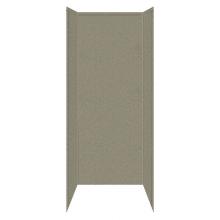 Transolid WK364896-A3 - 48'' x 36'' x 96'' Decor Shower Wall Surround in Peppered Sage