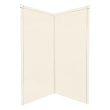 Transolid WK36NE72-A6 - 36'' x 36'' x 72'' Decor Corner Shower Wall Kit in Cameo