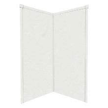 Transolid WK36NE72-A8 - 36'' x 36'' x 72'' Decor Corner Shower Wall Kit in Matrix White
