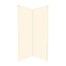 Transolid WK36NE96-A1 - 36'' x 36'' x 96'' Decor Corner Shower Wall Kit in Moonlight