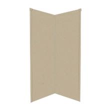 Transolid WK36NE96-B2 - 36'' x 36'' x 96'' Decor Corner Shower Wall Kit in Matrix Sand