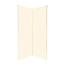 Transolid WK38NE96-A1 - 38'' x 38'' x 96'' Decor Corner Shower Wall Kit in Moonlight