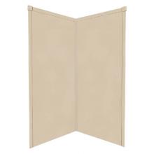Transolid WK42NE72-B1 - 42'' x 42'' x 72'' Decor Corner Shower Wall Kit in Matrix Khaki