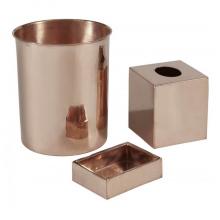 Thompson Traders ASRG3 - Smooth Rose Gold Wastebasket
