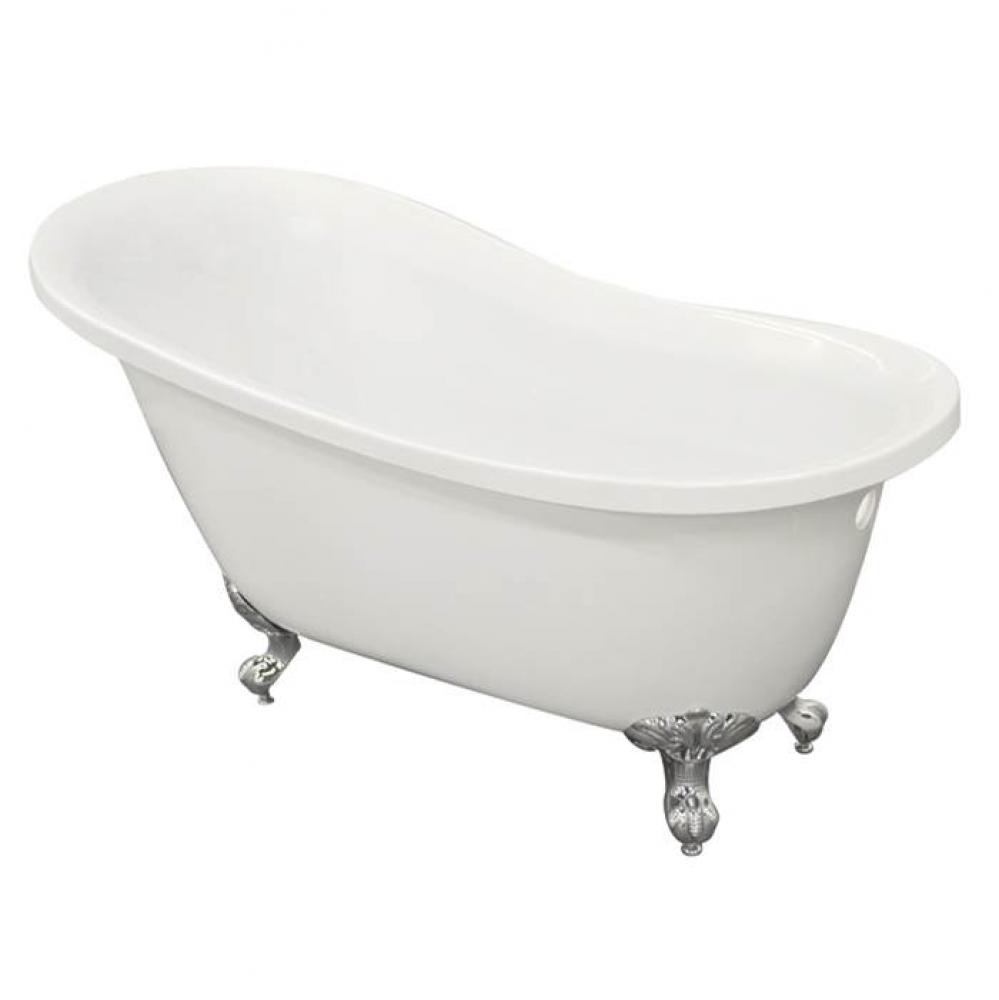 Imperial claw foot acrylic bath 61''