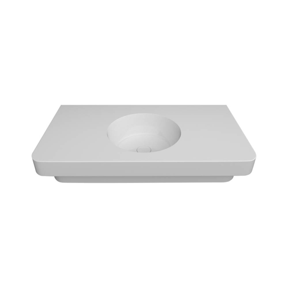 Shila Stone Single Basin - Hidden Circular Drain