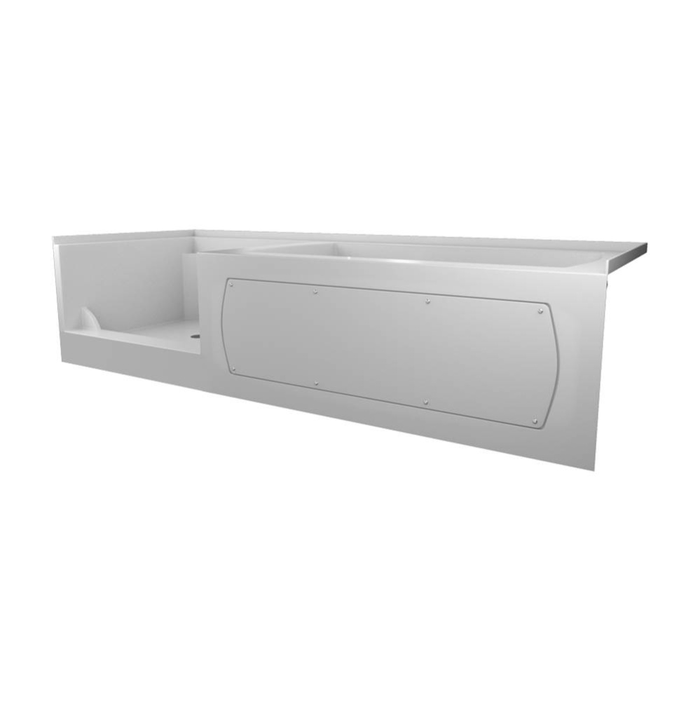 shower / tub combo 102''
