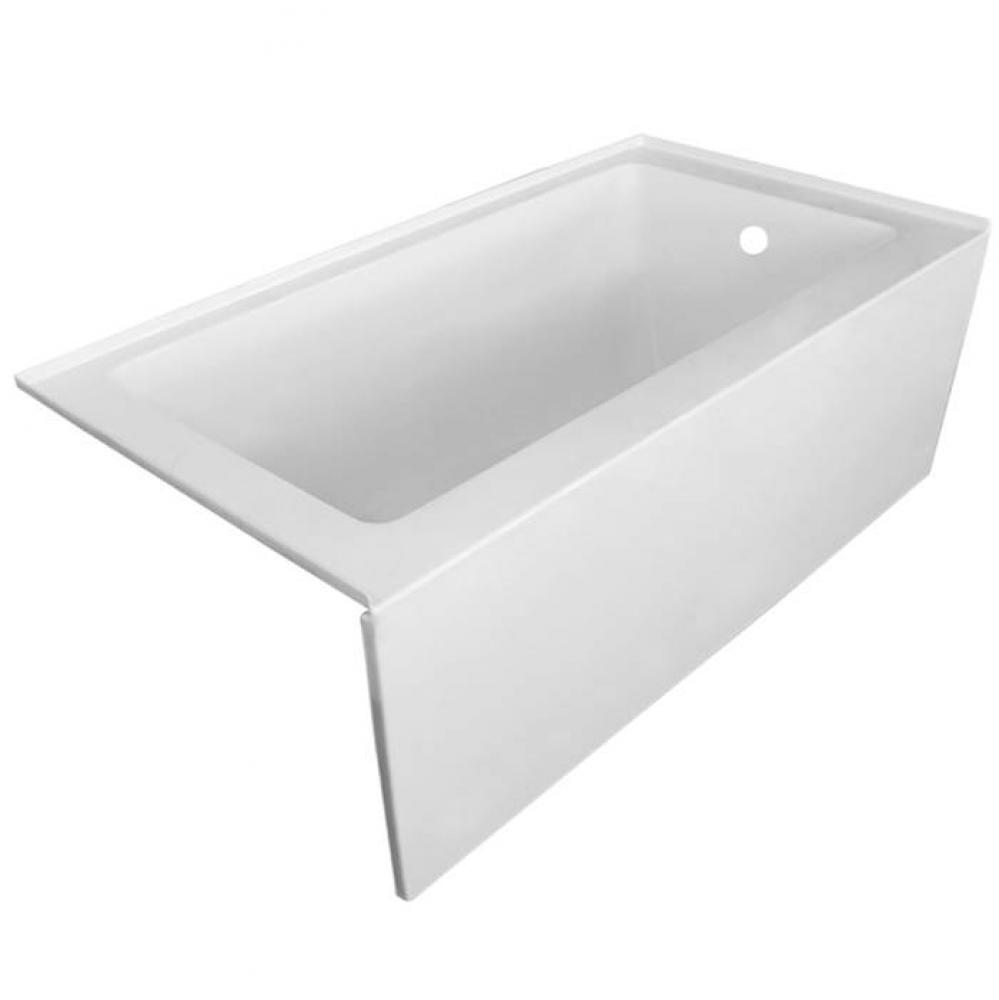 PSPACE Skirted Bathtub Right Drain 60 x 30''