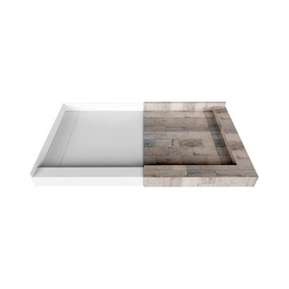 Tile Me Linear Double Threshold  Shower Base
