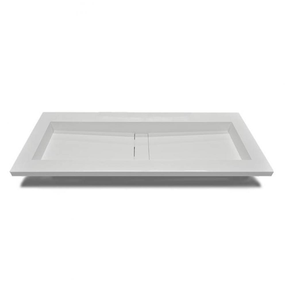 Shila Stone Single Basin 1apos;apos; lipsize. Gloss or Matte Finish