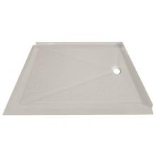 Valley Acrylic BFSBDTOD6060-BIS - 60 x 60 Barrier Free Shower Base - Double Threshold