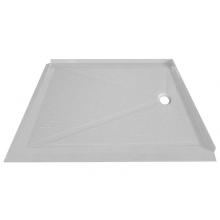 Valley Acrylic BFSBDTOD6060-TXB - 60 x 60 Barrier Free Shower Base - Double Threshold with Texured Bottom