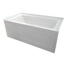 Valley Acrylic ESPACE5430SKR - ESPACE Skirted Bathtub Right Drain 54 x 30''